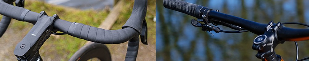 Road and MTB bars and grips and bar tape